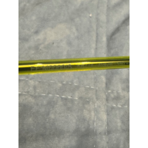 Fendi Sunglasses Black Frame Gold Brow Bar Neon Green Accents Designer Italy - Picture 4 of 6